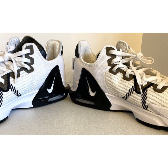 NIKE LEBRON WITNESS VI 6 TB WHITE-BLACK-WHITE SIZE 14 [DO9843-100] - Picture 13 of 15